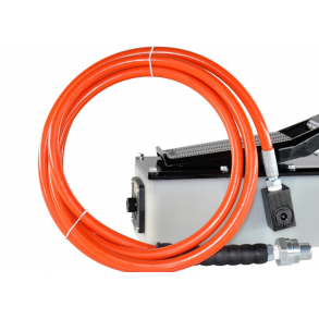 Slange f/Hydr. Fodpumpe 3 mtr. gul m/kevlar