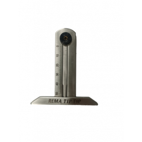 Profildybdemler rustfri m/logo