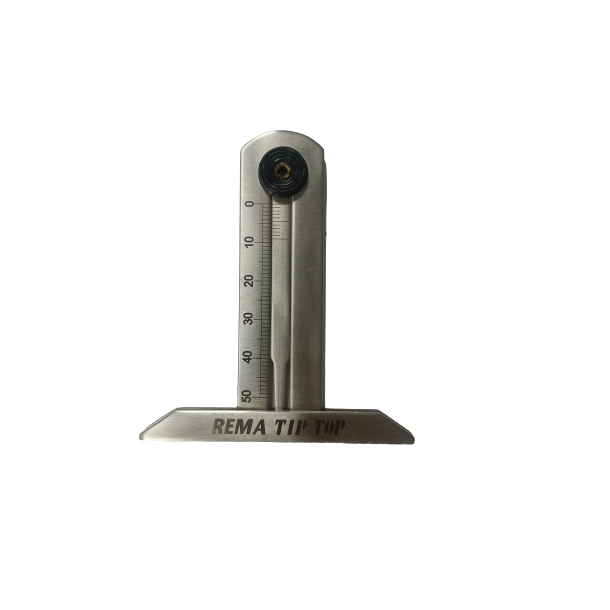 Profildybdemler rustfri m/logo