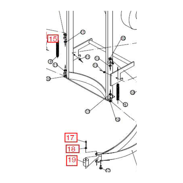Nylonrulle til hjulvogn Y471147HD #19