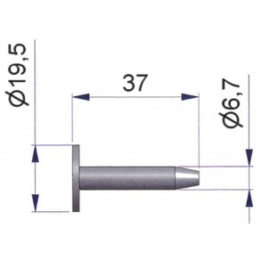Plastprop for Truck hjul 37mm