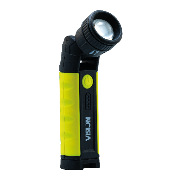 Inspektionslampe V430, 900Lm, trdls opladning