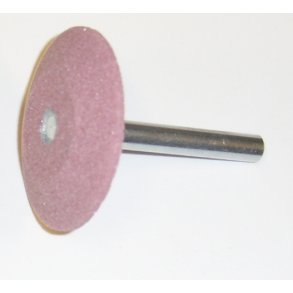 Discus sten Pink �36 6 mm skaft t/St�lcord