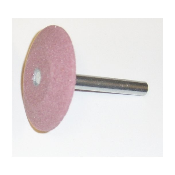 Discus sten Pink �36 6 mm skaft t/St�lcord